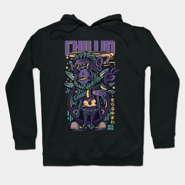 Chillin Hoodie by badsyxn